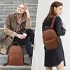 Kleiner Leder Rucksack Damen Klein Cityrucksack Handtasche Produktbild-Vorschau 2