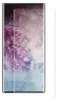 A screen protector is shown laid over a smartphone screen. Produktbild-Vorschau