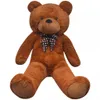 vidaXL Ours en peluche doux XXL brun 135 cm Voir les images du produit 1