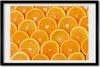 Bild 60x40 MDF-Rahmen, Wandkunst Orangenscheiben Produktbild-Vorschau 1