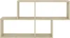 vidaXL Étagère murale Chêne Sonoma 100x18x53 cm Bois Voir les images du produit 4