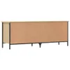vidaXL Schuhregal Sonoma-Eiche 131x35x50 cm Holzwerkstoff Produktbild-Vorschau 6