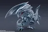 A detailed product shot of a Blue-Eyes White Dragon action figure. Produktbild-Vorschau