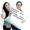 Mr. & Mrs. Panda kuschelkissen 40x40 Rentner des Jahres Produktbild-Vorschau 4