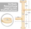 PET VIOLET Cat Tower A 185 cm – Wandmontierter Kratzbaum Produktbild-Vorschau 3