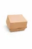RyanPack Burgerbox Kraft 12,5×12,5×8 cm – fettbeständig & Produktbild-Vorschau 3