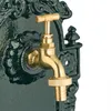 Fontana da parete Relaxdays, con rubinetto, stile antico, Anteprima dell’immagine prodotto 5