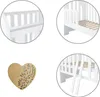 Set ZEE HEART: lettino bianco 120x60 con cassetto + comò Anteprima dell’immagine prodotto 13
