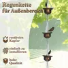 Regenrinnenkette in Vogelform aus Metall, rostbeständige Produktbild-Vorschau 7