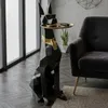 Mauro Ferretti decoratieve figuur hond Ory met plateau, Productafbeelding-voorbeeld 1