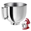 Edelstahl Rührschüssel für KitchenAid 4.5Q & 5QT Produktbild-Vorschau 1