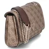 GUESS Damen Schultertasche Noelle Latte Logo/Brown : Produktbild-Vorschau 19