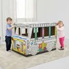 Bankers Box Fellowes Ausmalbild Spielhaus Bus – Weiß Produktbild-Vorschau 7