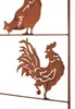 Kobolo Gartenstecker FLOCK Rankhilfe Gartenschild Metall - Produktbild-Vorschau 4