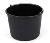 A black bucket with a metal handle against a white background. Náhľad obrázku produktu