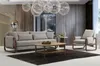 Sofagarnitur 221 Sitzer Sessel Zweisitzer Modern Stoff Grau Produktbild-Vorschau 5