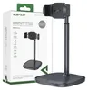 A product shot of an adjustable desktop phone holder and its packaging. Náhled obrázku produktu
