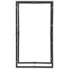 Rastrelliera per Legna da Ardere Nera 80x25x150 cm in Anteprima dell’immagine prodotto 3