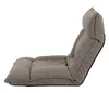 A side view of a gray floor chair on a white background. Produktbild-Vorschau