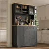 Armadietti da cucina Flieks con porta e ripiani regolabili, Anteprima dell’immagine prodotto 2