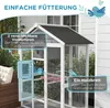 Cage à oiseaux PawHut en bois, volière pour perruches avec Voir les images du produit 4