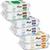 A stack of Sleepy wet wipes packages. Produktbild-Vorschau