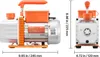 SucceBuy Vakuumpumpe mit Manometer, 4,5 CFM 127 L/min, 250 Produktbild-Vorschau 8