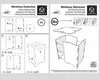 Assembly instructions for two different Werkhaus products, a Hockerbox and a Sitzhocker. Podgląd zdjęcia produktu