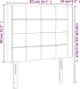The Living Store LED Kopfteil Rosa 83x16x118/128 cm Samt Produktbild-Vorschau 6