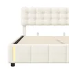 CDGlobal Polsterbett 140x200cm mit Lattenrost, Produktbild-Vorschau 8