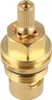 A close-up studio shot of a brass plumbing valve cartridge. Produktbild-Vorschau