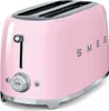 A pink Smeg toaster is shown against a white background. Náhled obrázku produktu