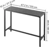 Tavolo da bar SucceBuy 1200 x 375 x 980 mm, tavolo da bar Anteprima dell’immagine prodotto 8