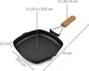 Grillpfanne mit Ausguss, 100% PFOA-freie Bratpfanne, Produktbild-Vorschau 4