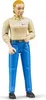 Bruder bworld Frau mit Hellem Hauttyp, Blaue Hose, Anteprima dell’immagine prodotto 1