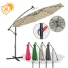 karpal 3m-3.5m Parasol avec LED solaire inclinable Voir les images du produit 8