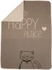 Haustierdecke My Happy Place Katze Farbe Rauch 70x90cm von Produktbild-Vorschau 4