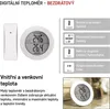 Digitální teploměr, bezdrátové čidlo E0129 Anteprima dell’immagine prodotto