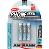 1x3 Ansmann maxE NiMH baterie Micro AAA 800 mAh DECT PHONE Náhled obrázku produktu 2