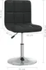 vidaXL Esszimmerstühle 2 Stk. Schwarz Kunstleder Produktbild-Vorschau 8