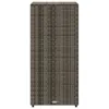 Gartenschrank Grau 50x55x115 cm Poly Rattan Produktbild-Vorschau 8