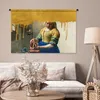 MuchoWow® Wandteppich Wandbehang Milchmädchen - Gold - Produktbild-Vorschau 5