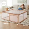 Parc pour bébé Parc bébé 150x200 cm Pliable Sûr et stable Voir les images du produit 7
