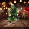 Künstlicher Weihnachtsbaum mit Beleuchtung und Kugeln 45 cm Produktbild-Vorschau 3