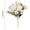 3 Stück Künstliche Blumen Seidenblumen Hortensien Produktbild-Vorschau 3