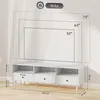 HOMCOM TV Schrank TV Board mit Schubladen, 3 offenen Produktbild-Vorschau 7