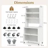 Moderner Vorratsschrank, Buffetschrank mit Aufsatz, 4 Produktbild-Vorschau 5