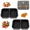 VINATO 2er Set Waffel Silikonform für Heißluftfritteuse | Produktbild-Vorschau 1
