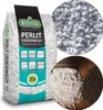 A bag of perlite for plants, with close-up insets of the perlite material and a mix of perlite and soil. Produktbild-Vorschau