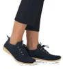 Sportowe sznurowane buty Rieker w kolorze niebieskim Podgląd zdjęcia produktu 36